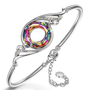 Kate Lynn "Rise From the Ashes" Phoenix Bracelet Made with Crystals from Austria